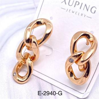 Серьги Xuping E-2940-G