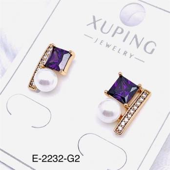 Серьги Xuping E-2232-G2