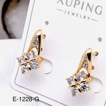 Серьги Xuping E-1228-G