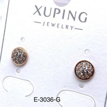 Серьги Xuping E-3036-G