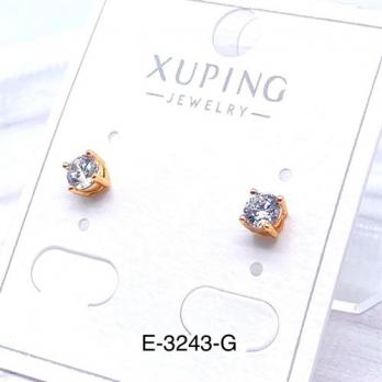 Серьги Xuping E-3243-G