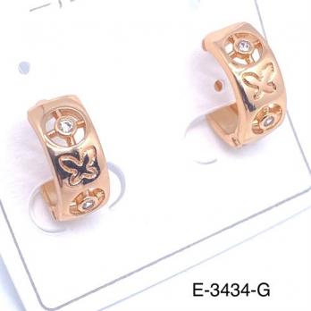 Серьги Xuping E-3434-G