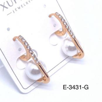 Серьги Xuping E-3431-G