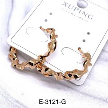 Серьги Xuping E-3121-G
