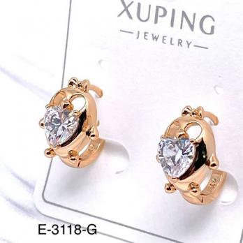 Серьги Xuping E-3118-G