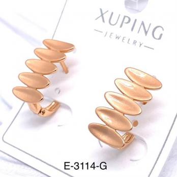 Серьги Xuping E-3114-G