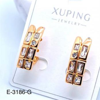 Серьги Xuping E-3186-G