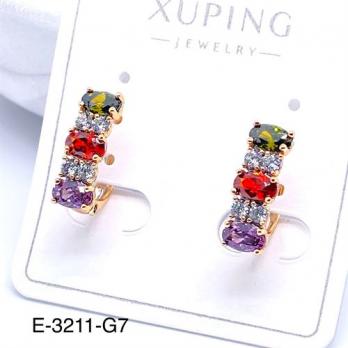 Серьги Xuping E-3211-G7