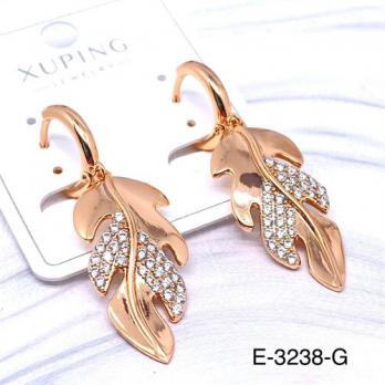 Серьги Xuping E-3238-G