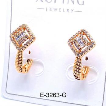 Серьги Xuping E-3263-G