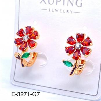 Серьги Xuping E-3271-G7