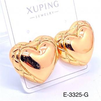 Серьги Xuping E-3325-G