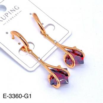Серьги Xuping E-3360-G1