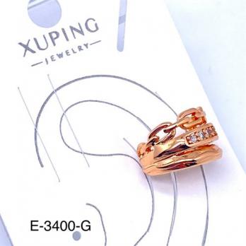 Серьги Xuping E-3400-G