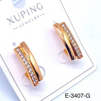 Серьги Xuping E-3407-G