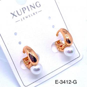 Серьги Xuping E-3412-G