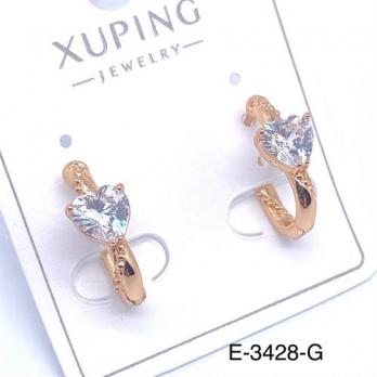 Серьги Xuping E-3428-G