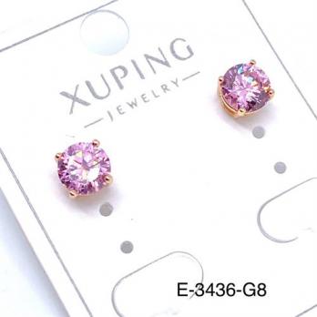 Серьги Xuping E-3436-G8