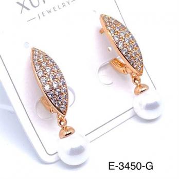 Серьги Xuping E-3450-G