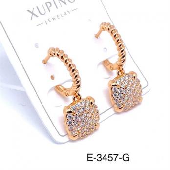 Серьги Xuping E-3457-G