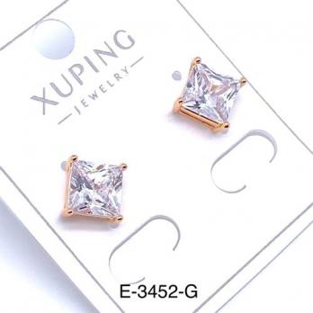 Серьги Xuping E-3452-G