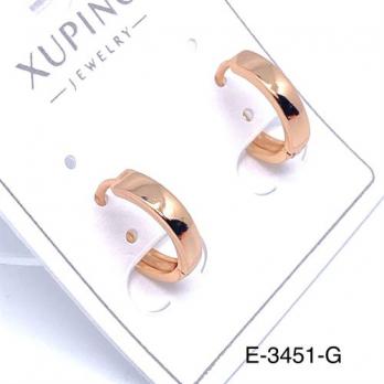Серьги Xuping E-3451-G