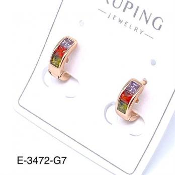 Серьги Xuping E-3472-G7