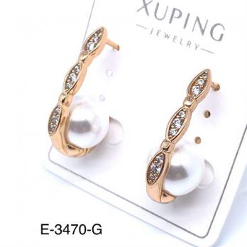 Серьги Xuping E-3470-G