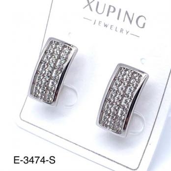 Серьги Xuping E-3474-S