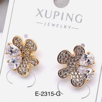 Серьги Xuping E-2315-G