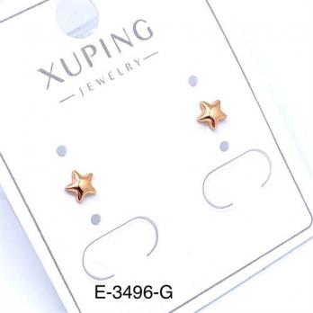 Серьги Xuping E-3496-G