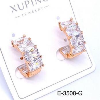 Серьги Xuping E-3508-G