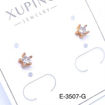 Серьги Xuping E-3507-G