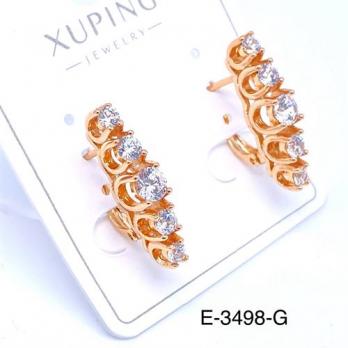 Серьги Xuping E-3498-G