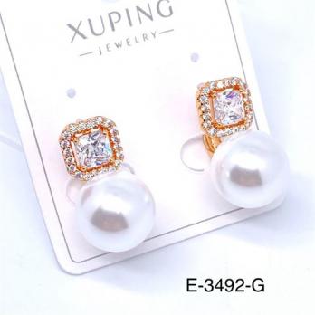Серьги Xuping E-3492-G