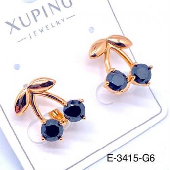 Серьги Xuping E-3415-G6