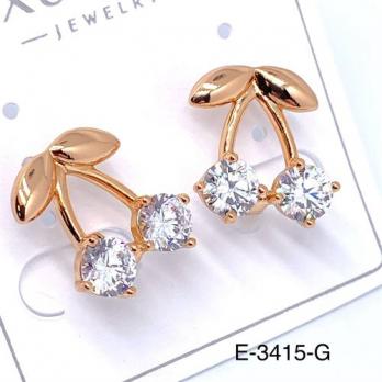 Серьги Xuping E-3415-G