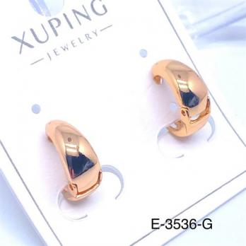 Серьги Xuping E-3536-G
