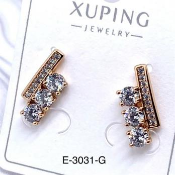 Серьги Xuping E-3031-G