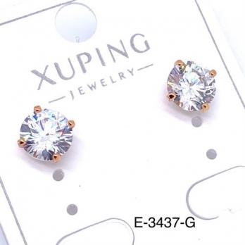 Серьги Xuping E-3437-G