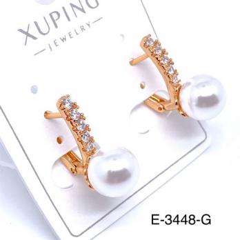 Серьги Xuping E-3448-G