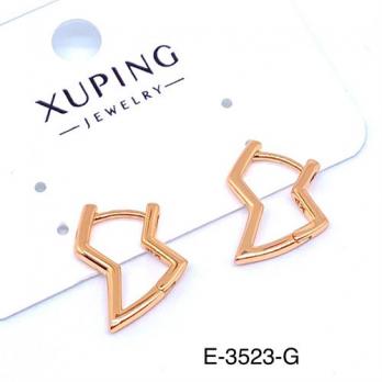 Серьги Xuping E-3523-G