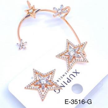 Серьги Xuping E-3516-G