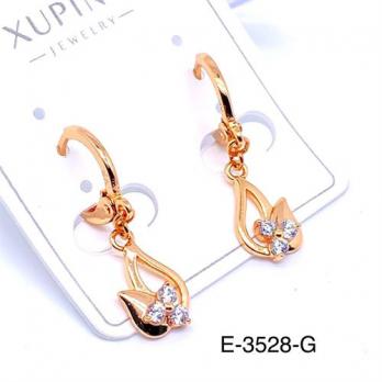 Серьги Xuping E-3528-G