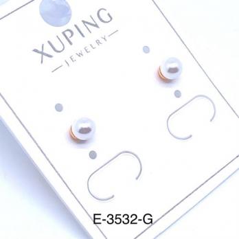 Серьги Xuping E-3532-G