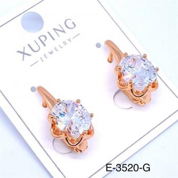 Серьги Xuping E-3520-G
