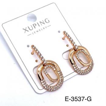 Серьги Xuping E-3537-G
