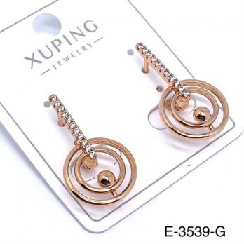 Серьги Xuping E-3539-G